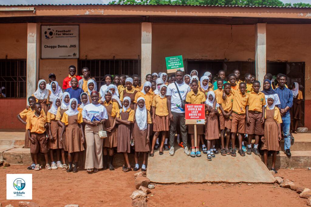 Empowering Students with Life-Saving Road Safety Skills at Choggu JHS
